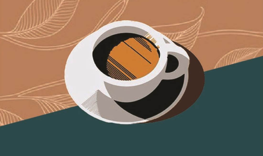 illustration of a coffee cup on a saucer