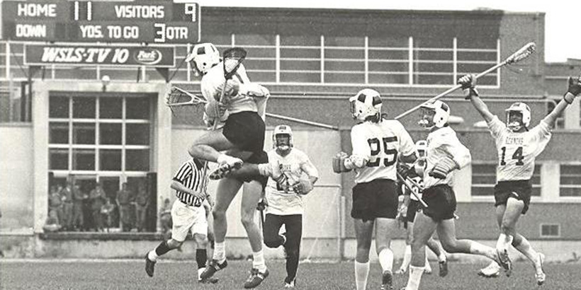 Roanoke lacrosse including John Pirro
